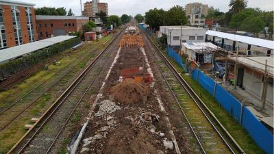 Tren Sarmiento: Nueva Estación Ituzaingó ya se puede ver