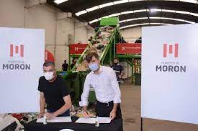 Mor�n: Zabaleta y Ghi pusieron en marcha maquinaria de reciclado