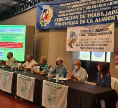 Jornada de capacitación para dirigentes y delegados gremiales de la alimentación de la provincia de Buenos Aires