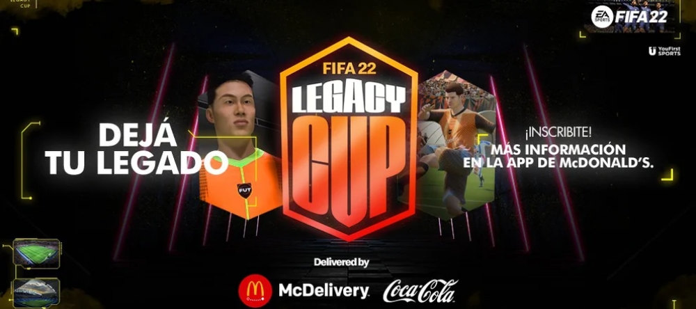 McDonalds apost por el mundo de los esports y present la FIFA LEGACY CUP para Latinoamrica