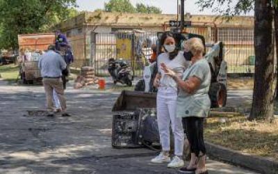 Soledad Mart�nez salda una deuda pendiente en Vicente L�pez: 