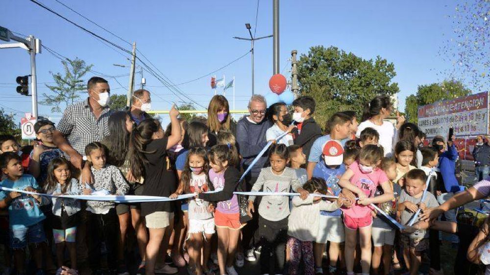 Zamora inaugur el espacio pblico N71 en el Municipio de Tigre