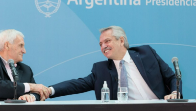 Cal� dijo que �comparte� el acuerdo con el FMI y que votar�a una reelecci�n de Alberto Fern�ndez