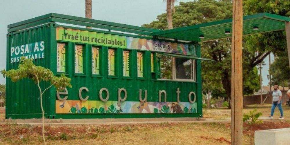 Posadas Sustentable: el Municipio incorpor el 12 Ecopunto en la ciudad que funcionar en el barrio Yacyret