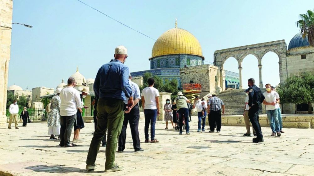 176 israeles irrumpen en la mezquita Al-Aqsa