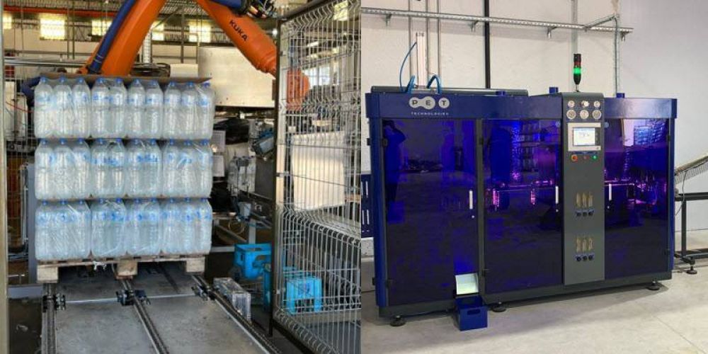La empresa uruguaya Sirte instala la máquina sopladora de PET Technologies