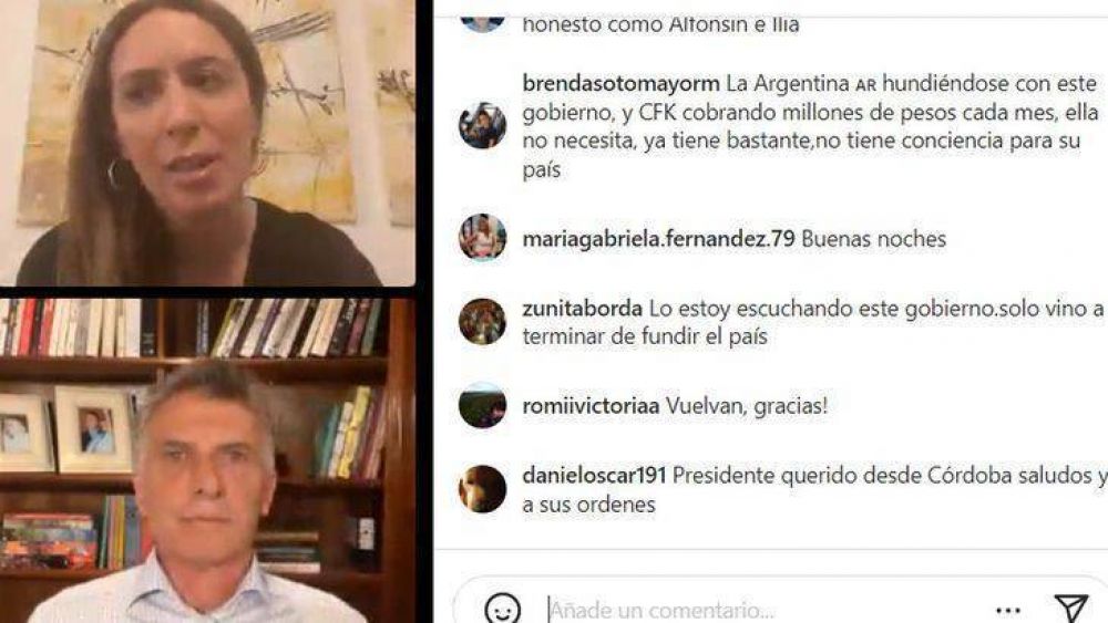 Macri entrevistado por Vidal apunt contra el Gobierno y dijo sentir 