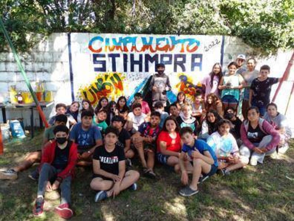 STIHMPRA organiz jornada recreativa y de campamento gratuita para hijos de sus afiliados