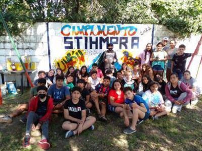 STIHMPRA organizó jornada recreativa y de campamento gratuita para hijos de sus afiliados