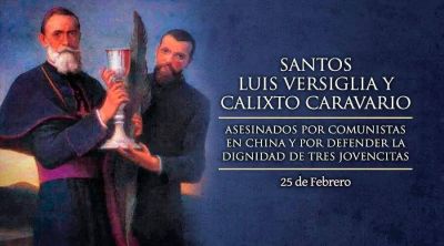 Hoy celebramos a San Luis Versiglia y San Calixto Caravario, los dos primeros m�rtires salesianos