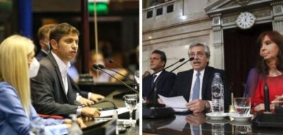 Semana de inicio de sesiones: cuáles serán los ejes del discurso de Kicillof y de Fernández