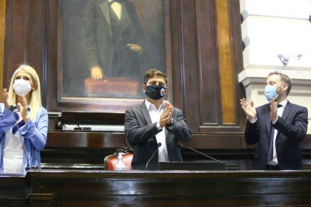 Kicillof abre sesiones legislativas con un discurso que une gestin y reeleccin