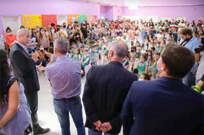 Los ministros nacionales, Ferraresi y Zabaleta encabezaron la inauguración de obras en jardines de infantes y maternales de Avellaneda