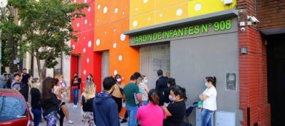 Avellaneda: Ferraresi, Chornobroff y Sierra inauguraron obras en el Jardín de Infantes N° 908