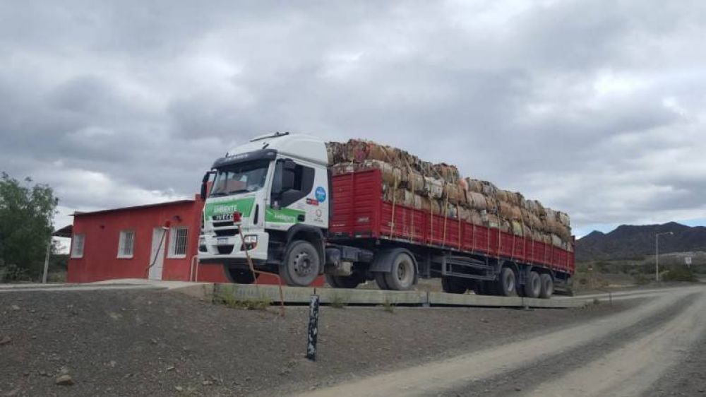 Jáchal trasladó cerca de 17 mil kilos de cartón reciclado para su venta