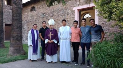 El Seminario de San Juan recibió a cinco nuevos jóvenes postulantes
