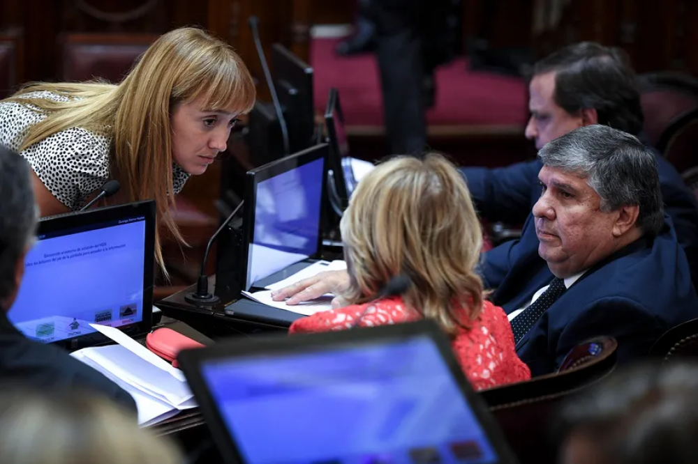 El oficialismo acord� dejar en �libertad de acci�n� a sus senadores �sin cr�ticas ni reproches�