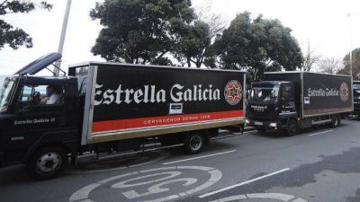 Estrella Galicia alerta de que el paro del transporte puede causar la 