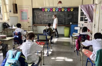 Fin del uso de tapabocas en Escuelas porteñas