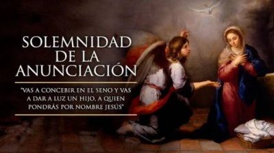 Hoy celebramos la Anunciaci�n, �Gracias, Mar�a, por responder con tu �S� a Dios!