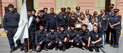 14 cadetes lobenses en el encuentro de escuelas de bomberos de la provincia