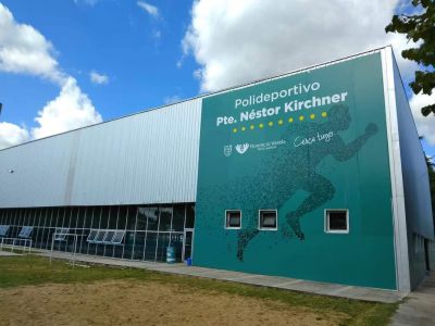 Refacciones en el Polideportivo Municipal “Pte. Néstor Kirchner”
