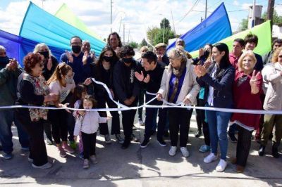 Se inauguró en Malvinas Argentinas el tercer tramo de la calle Congresales