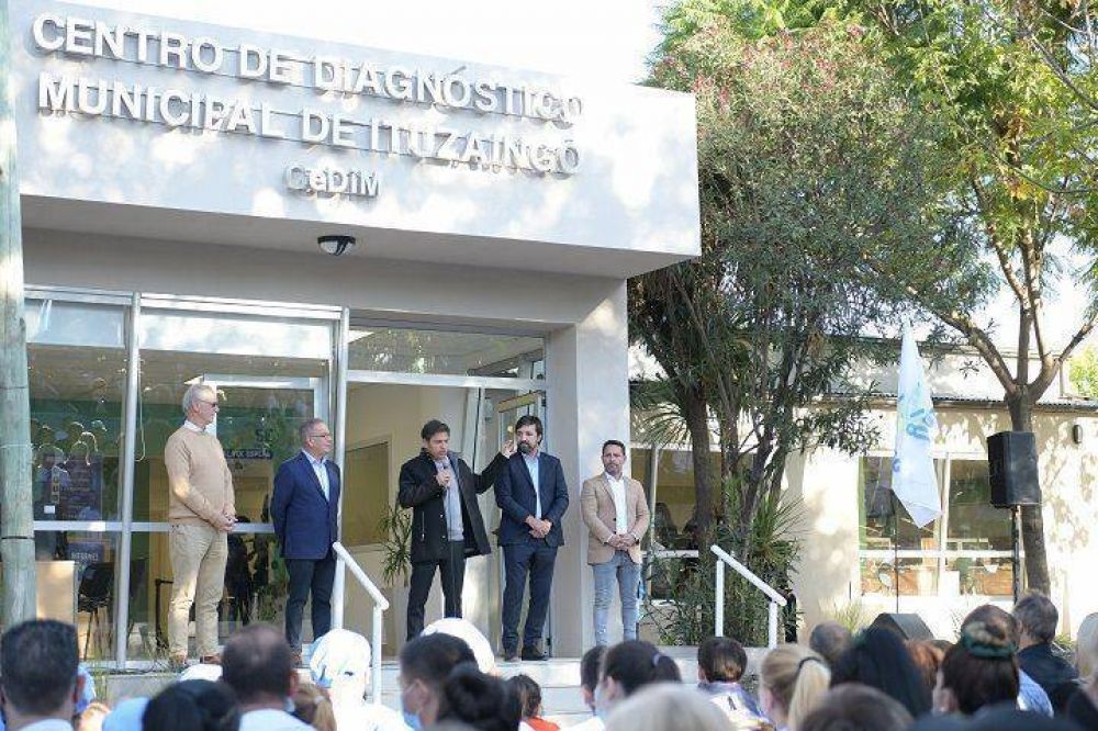 Ituzaing: Kicillof y Descalzo inauguraron un Centro de Diagnstico Municipal
