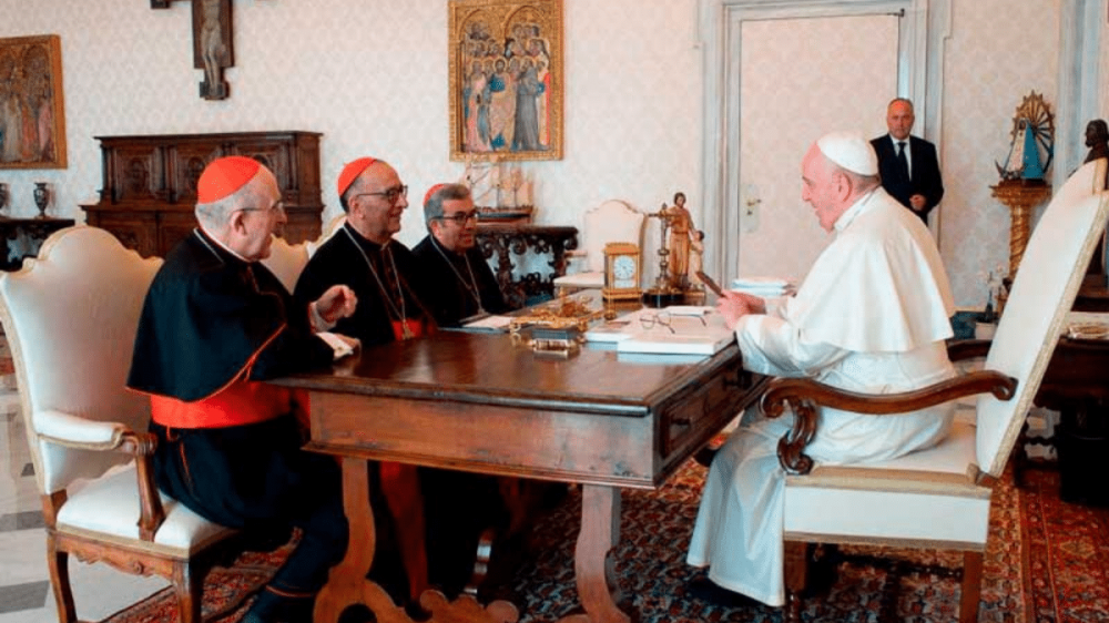 El Papa recibe a Omella, Osoro y Argello