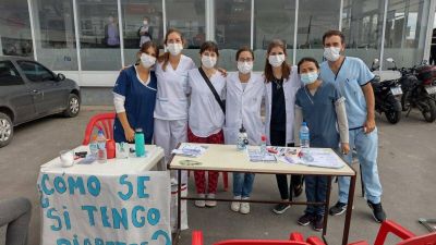 El Día Mundial de la Salud se celebró en Mar del Plata con una Jornada Saludable en el Hospital Interzonal
