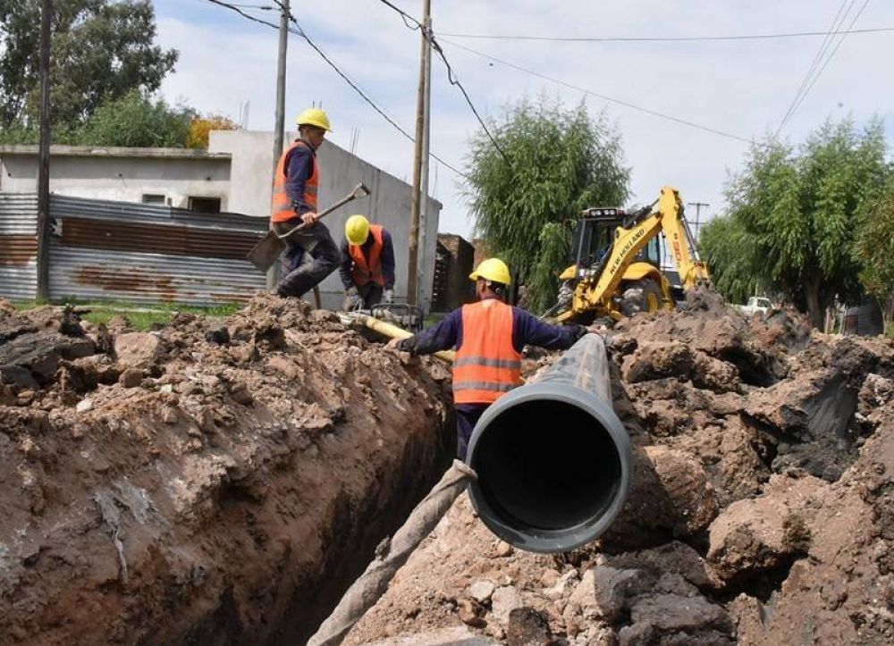 Avanza la obra de agua potable para Villa Nueva, Villa Paula y Santa Cruz