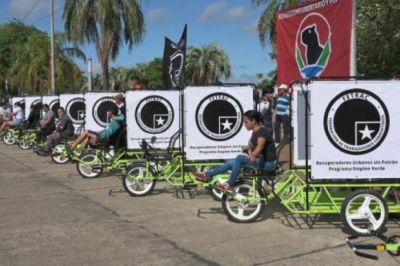 Los bicicarros llegan a Corrientes y prevén aumentar el reciclado