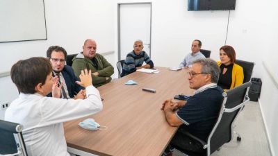 El secretario general de SATSAID y presidente de la Obra Social TV Salud, visitó el Hospital “Dr. Ramón Carrillo” y avanzó en la firma de convenio