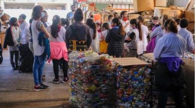 Arias: para reforzar el reciclado, promueven visitas de escolares a la planta de residuos