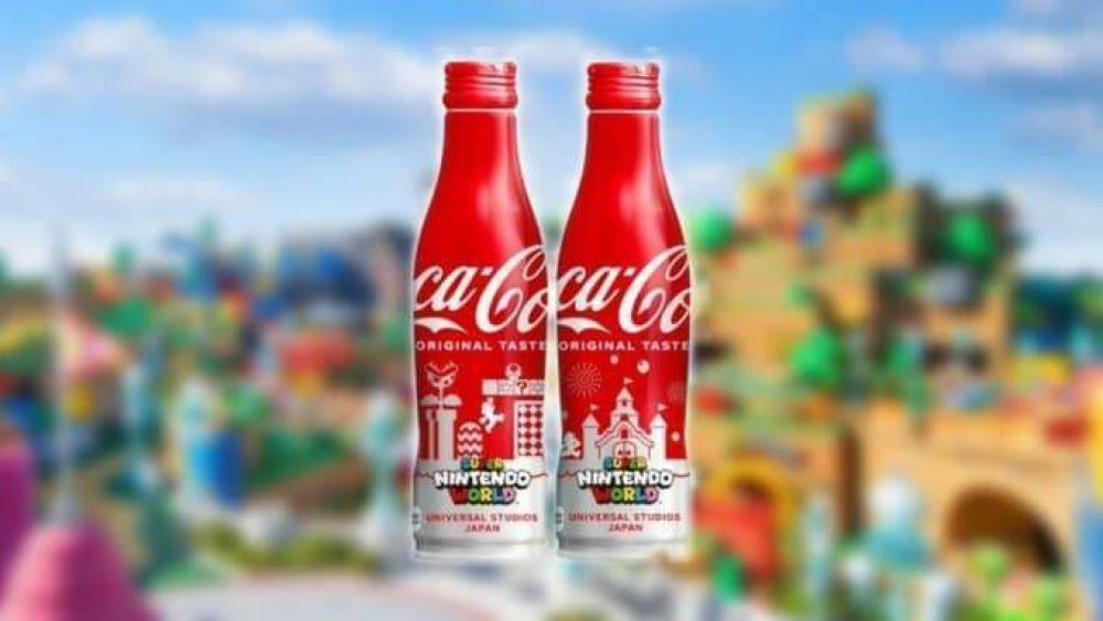 Super Nintendo World confirma colaboración oficial con Coca-Cola