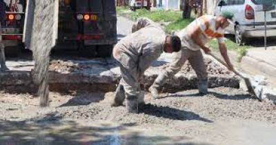 Ya están avanzadas en un 95 por ciento las obras de pavimentación en el centro de Lanús
