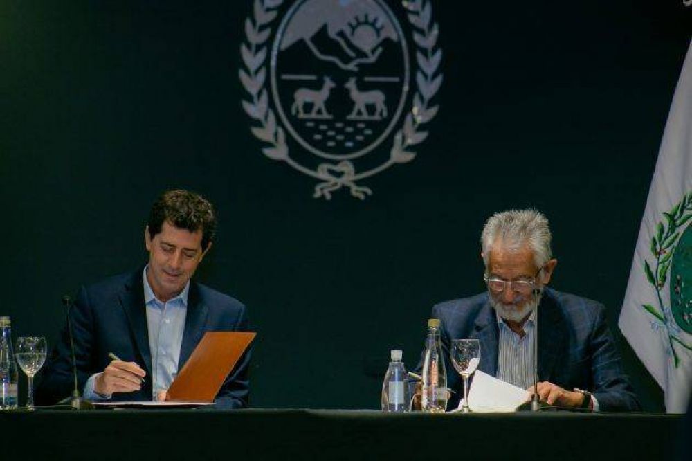 Rodrguez Sa y de Pedro firmaron dos convenios que potenciarn la eficiencia fiscal y optimizarn los recursos de la provincia