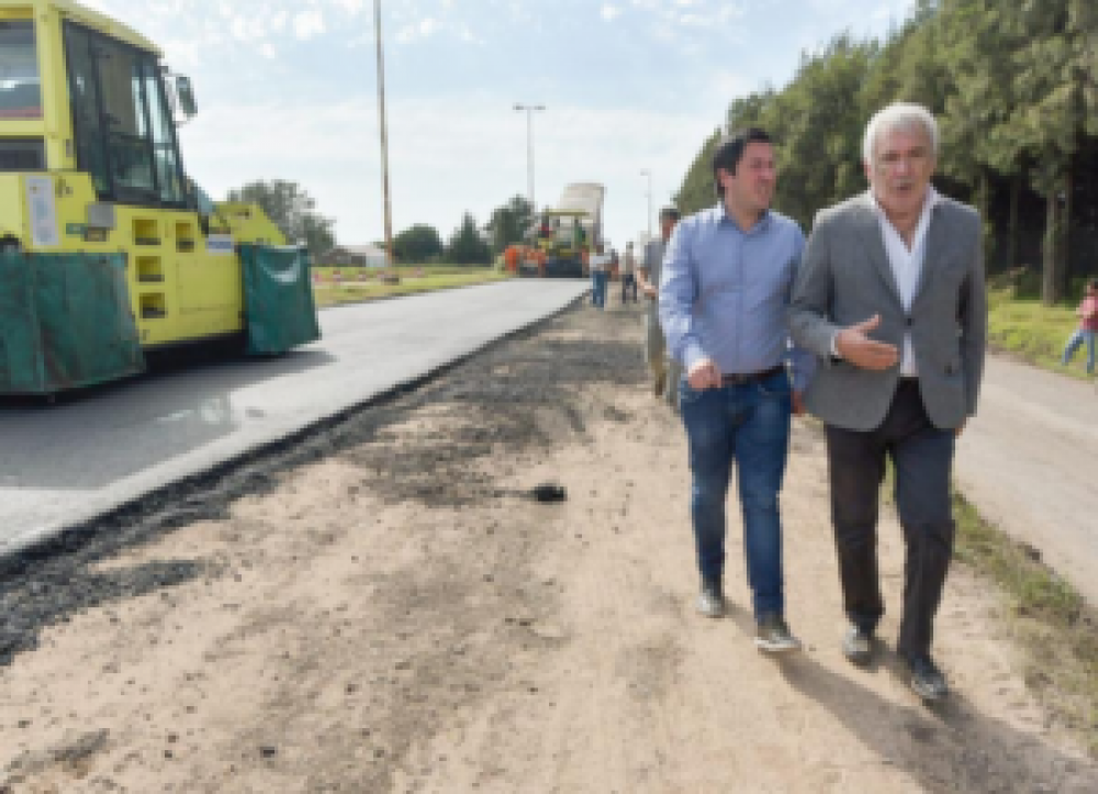 Colón: Nardini recorrió obras viales junto al intendente Ricardo Casi