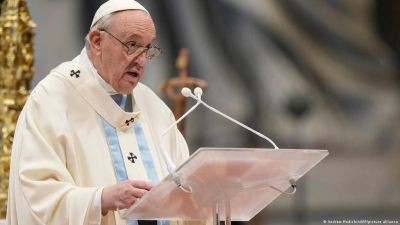 El Papa Francisco se une al llamamiento de la ONU para una tregua en Ucrania por la Pascua ortodoxa