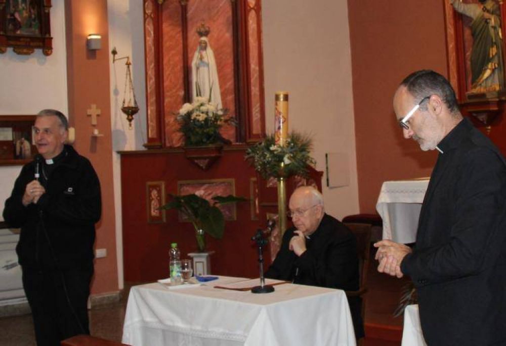 Mons. Vérgez Alzaga, secretario del cardenal Pironio, visitó Nueve de Julio