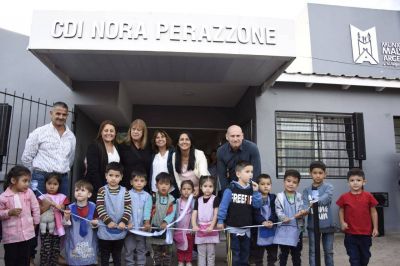 Noelia Correa reinauguró el CDI 