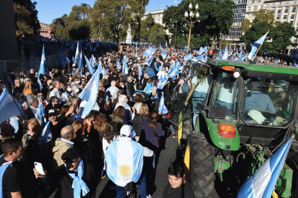 El Gobierno busc minimizar la protesta y el tractorazo: Fue una movilizacin de sectores del campo que apoyan al PRO