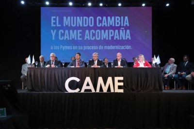 Alberto Fernández participó de la Asamblea Anual de CAME y comprometió el acompañamiento del gobierno a las pymes