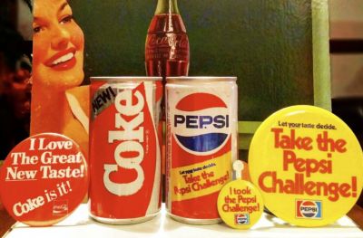 En 1985 Coca-Cola cambió su fórmula cuando Pepsi estuvo a punto de derrotarla