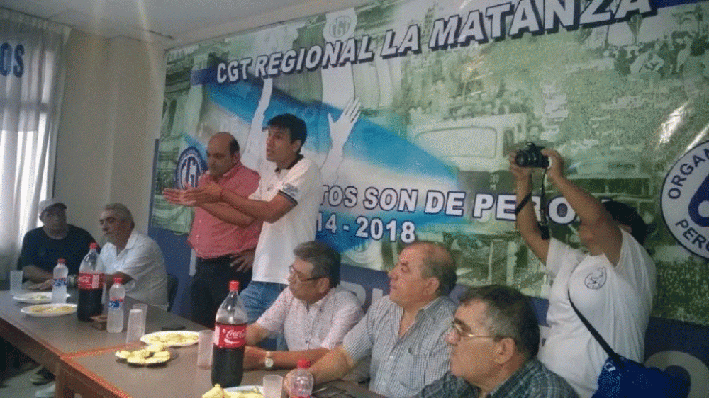 Plenario de la delegacin regional de la CGT en La Matanza