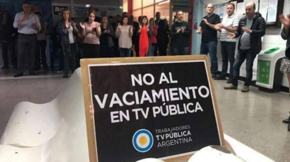 Trabajadores de la TV Pblica denuncian campaa contra los medios pblicos