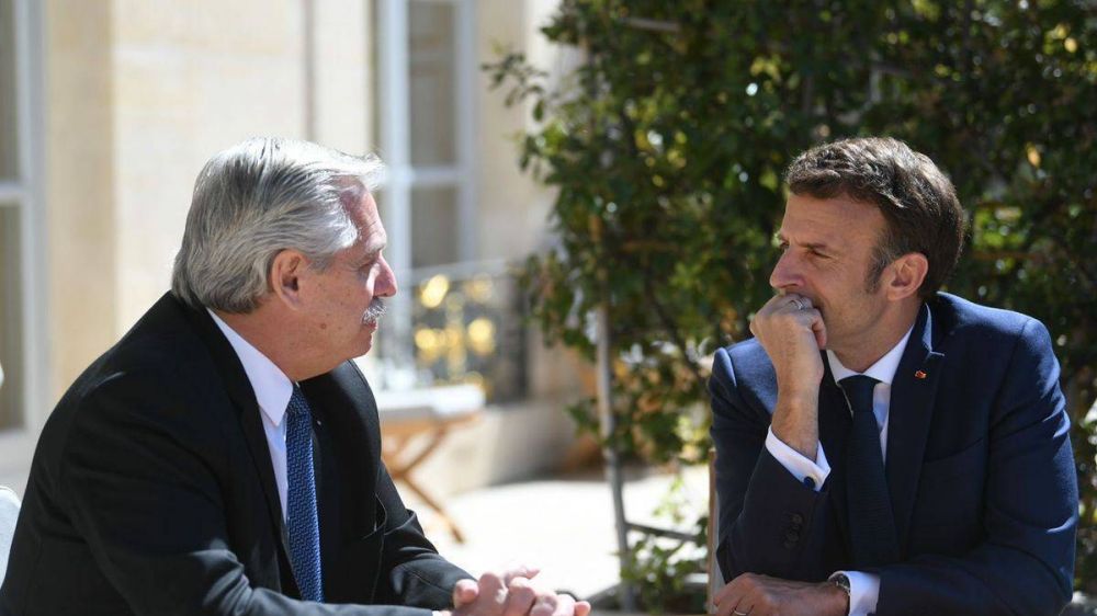 La guerra en Ucrania y la crisis alimentaria, ejes de la reunión de Alberto Fernández con Emmanuel Macron