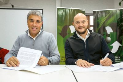 La Ciudad y la Unión Trabajadores de Carga y Descarga de la República Argentina firmaron un convenio para la detección del trabajo no registrado