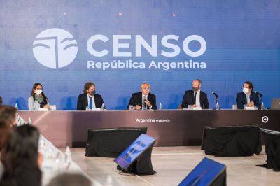 Alberto Fern�ndez record� a N�stor Kirchner en el d�a del Censo
