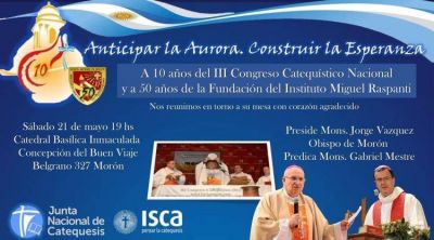 Morón celebra 10 años del Congreso Catequístico y 50 del Instituto Raspanti